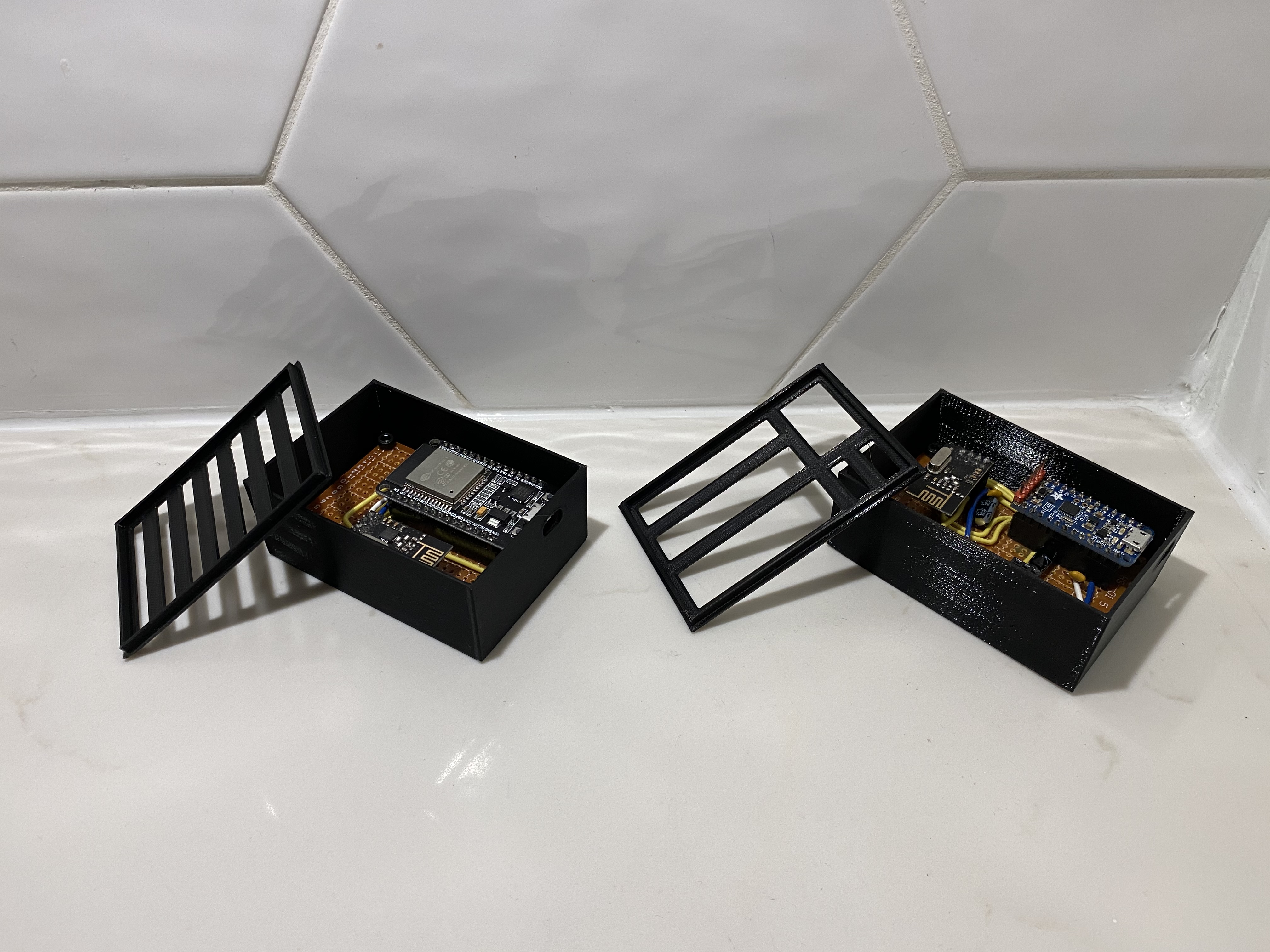 The gateway and the light controller I built.